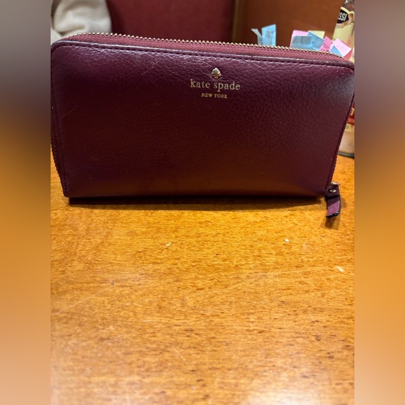 kate spade Handbags - kate spade Women's Burgundy wallet